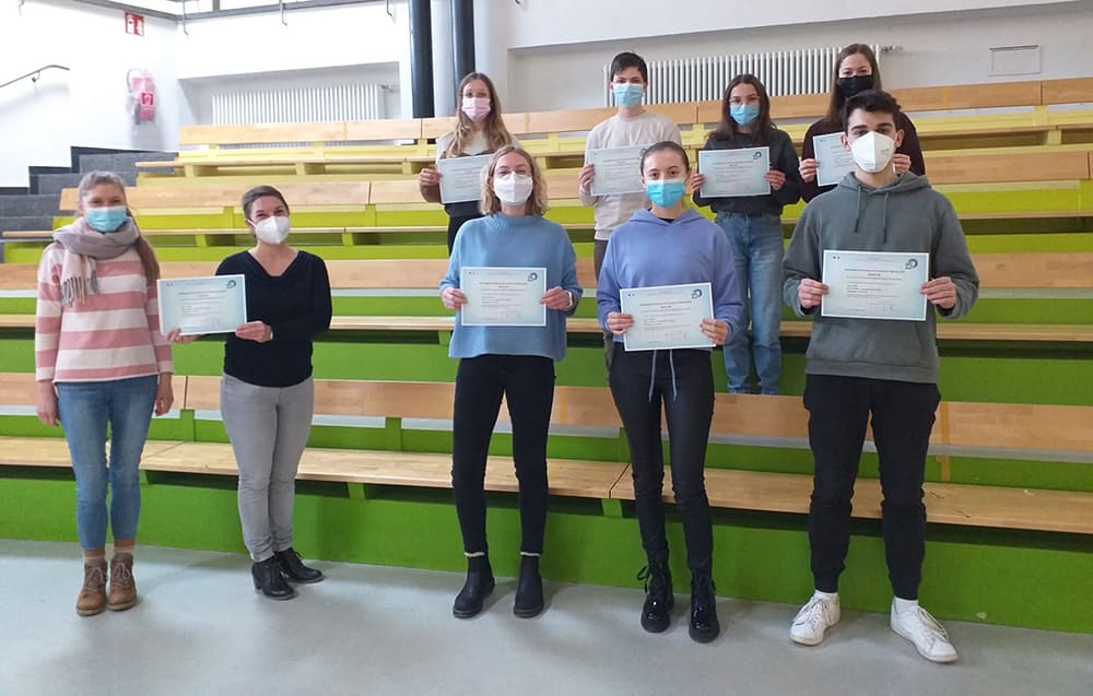 DELF-Sprachdiplome erworben