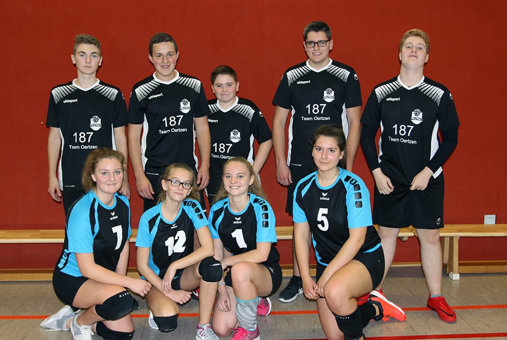 Volleyballer trainieren für Olympia