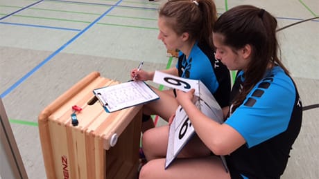 Platz im Volleyball