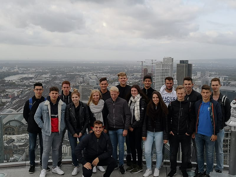 Kursfahrt Wirtschaft nach Frankfurt