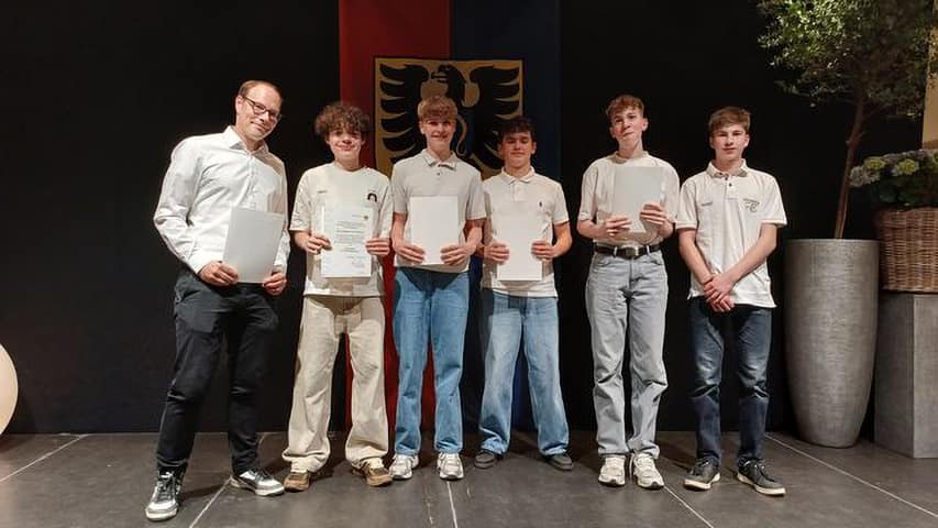 Ehrung der Volleyball-AG